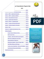 Circor Pump Selector Program Help: Index