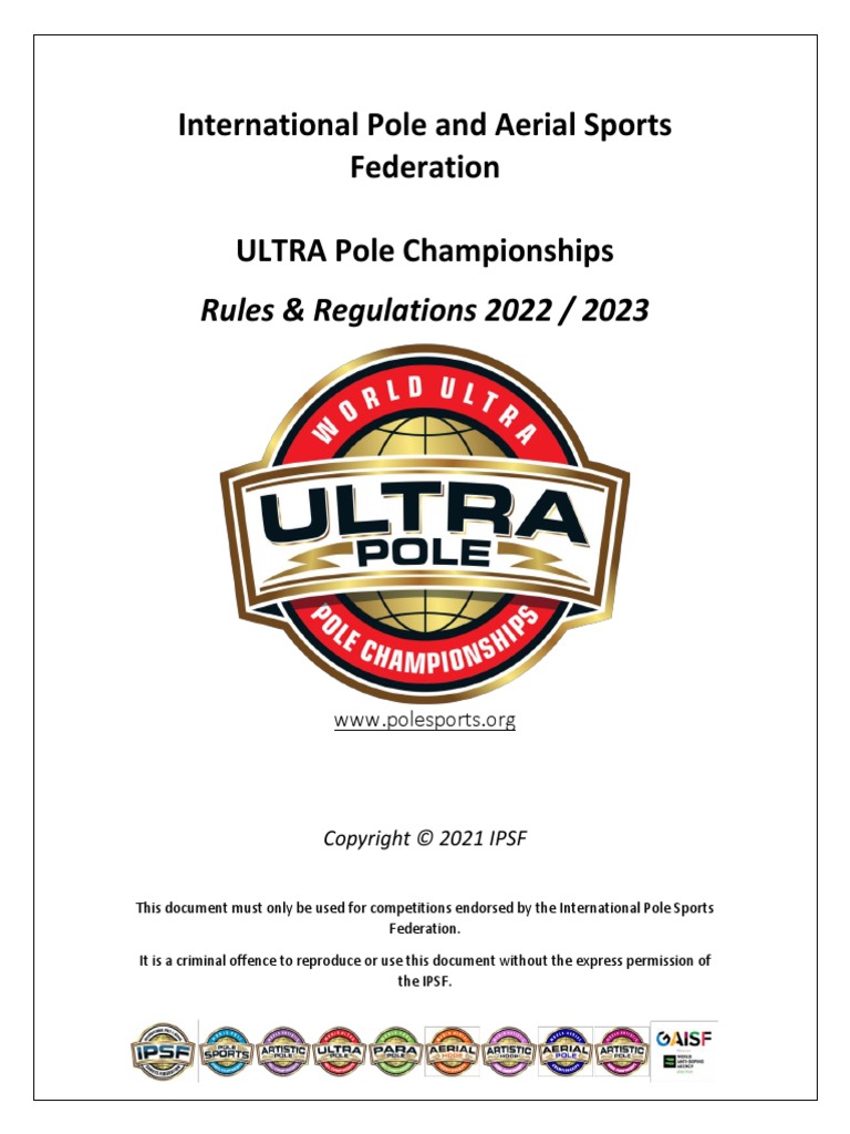 Ultra Pole Scoring and Rules 20222023 VFF PDF Creativity