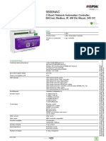 Product Data Sheet: C-Bus® Network Automation Controller, Bacnet, Modbus, Ip, 6M Din Mount, 24V DC