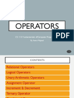 Lecture06 Operators by Asma