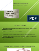 Roles and Functions of Reserve Bank of India: Presented By:-Ankesh Raj Verma Subrat Rai Vikas Kumar