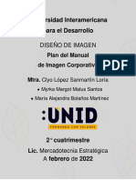 Plan Del Manual de Imagen Corporativa