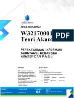 03 Modul - Teori Akuntansi - Perekayasaan Informasi Akuntansi, Kerangka Konseptual, PABU