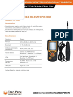Tech Peru-Datasheet Anemometro de Hilo Caliente Ht-9830