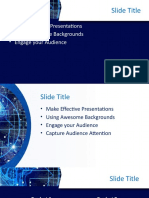 Slide Title: - Make Effective Presentations - Using Awesome Backgrounds - Engage Your Audience