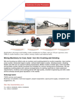 Quaternary Crusher Processed: Mining Machinery For Coal, Sand / Iron Ore Crushing and Grinding