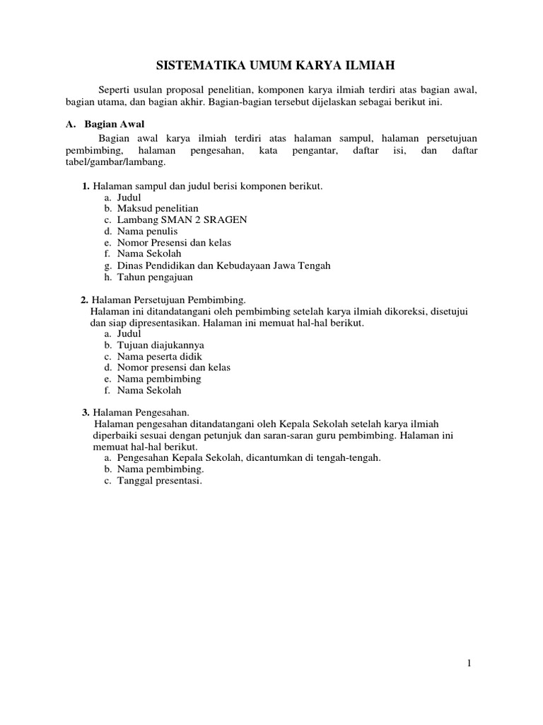 Pedoman Penulisan Karya Ilmiah Pdf