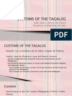 Customs of The Tagalog