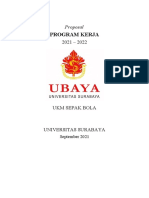 Proposal Tahunan UKM Sepak Bola 2021-2022