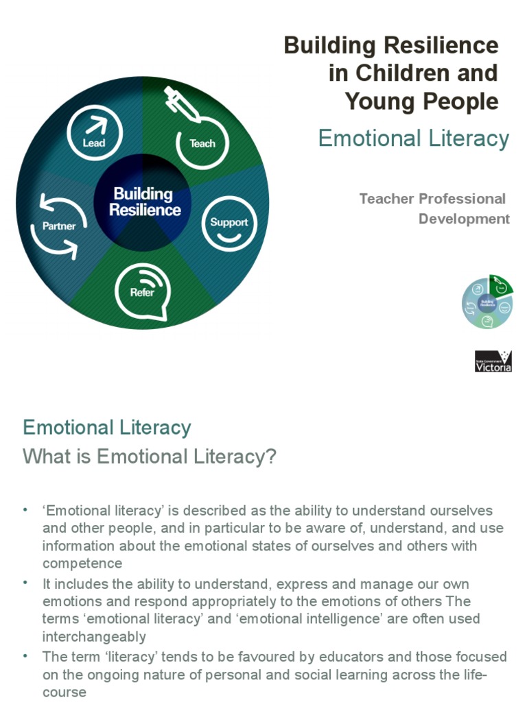 Building Resilience in Children and Young People: Emotional Literacy ...