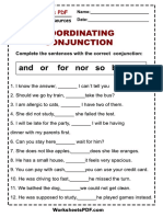 Coordinating-Conjunctions