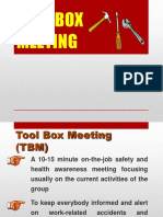 Daily safety meeting guide