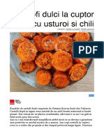 Cartofi Dulci La Cuptor Cu Usturoi Si Chili