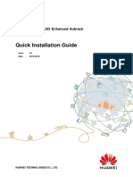 OSN 9800 U32 Enhanced Subrack Quick Installation Guide 03