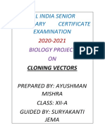 All India Senior Secondary Certificate Examination: Biology Project ON