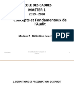 Module 2 Concepts Essentiels en Audit