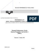 Manual Pelaksanaan Kerja Kursus 9004 STPM 2021