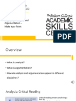 Module 5 Analysis and Argumentation