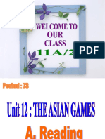 Giao An Tieng Anh Lop 11 Unit 12 The Asian Games