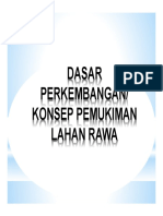 Konsep Pemukiman Lahan Rawa