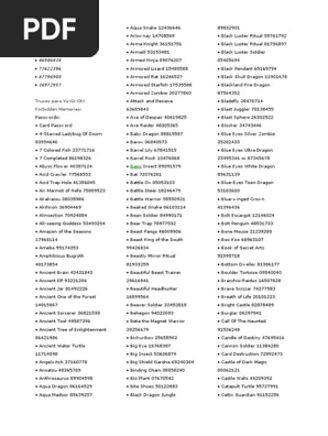 Yu-Gi-Oh! Forbidden Memories Codes | PDF | Dragon