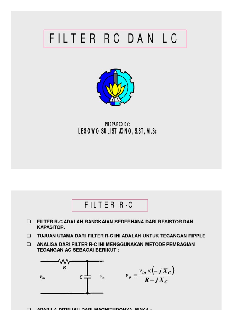 Analisis Filter R-C dan L-C | PDF
