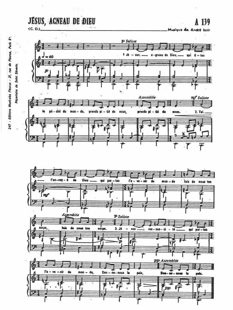 Agneau de Dieu A139 PDF