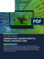 Generating Higher Profits From A Product Mix: QL Case Study