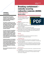 Breaking Containment - : Naturally Occurring Radioactive Materials (NORM)