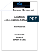 Human Resource Management Assignment