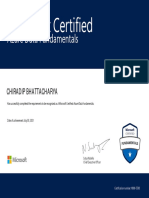 Microsoft Certificate DP