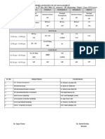Mba Sem III Time Table PDF II 13 Dec 2021