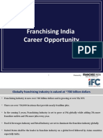 Franchising India Career Opportunity