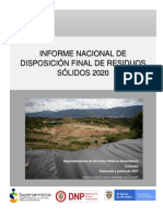 Informe de Disposición Final de RS Colombia