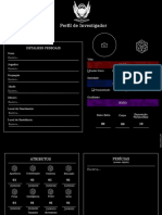 Documento com datas e números