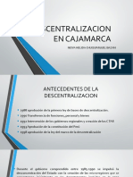 Descentralizacion en Cajamarca