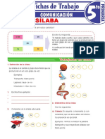 La Sílaba para Quinto Grado de Primaria