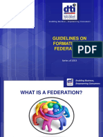 G.5 Guidelines on the Formation of Federations