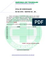 Modelo - Edital de Convocação - CIPA - Blog Segurança Do Trabalho