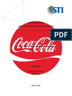 Task Performance: Industry Analysis On Coca-Cola Philippines