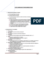 Exemple Du Canevas Du Business Plan