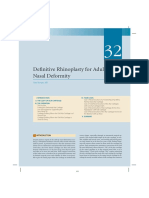 Rhinplasty for Adult Cleft Lip Nasal Deformity