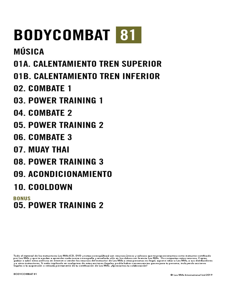 Body combat 81 full workout sale