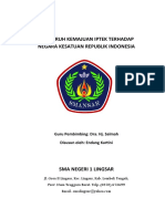 Pengaruh Kemajuan Iptek Terhadap Negara Kesatuan Republik Indonesia