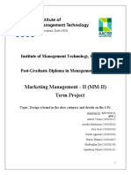 Marketing Management - II (MM-II) Term Project