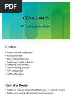 CCNA 200-125: IP Routing Technology