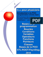 C++ Pour Physiciens: Introduction À La POO