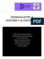 Diferencias Entre La Auditoria y La Contabilidad