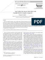 Training Delays Reduce The Choose-Short Effect With Keylight Duration Samples in Pigeons