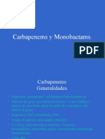 cos Carbapenems y Monobactams